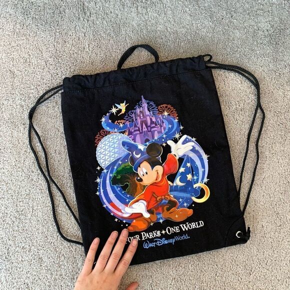 𝅺🌸3 for $30🌸 Walt Disney World Drawstring Bag - Picture 2 of 2